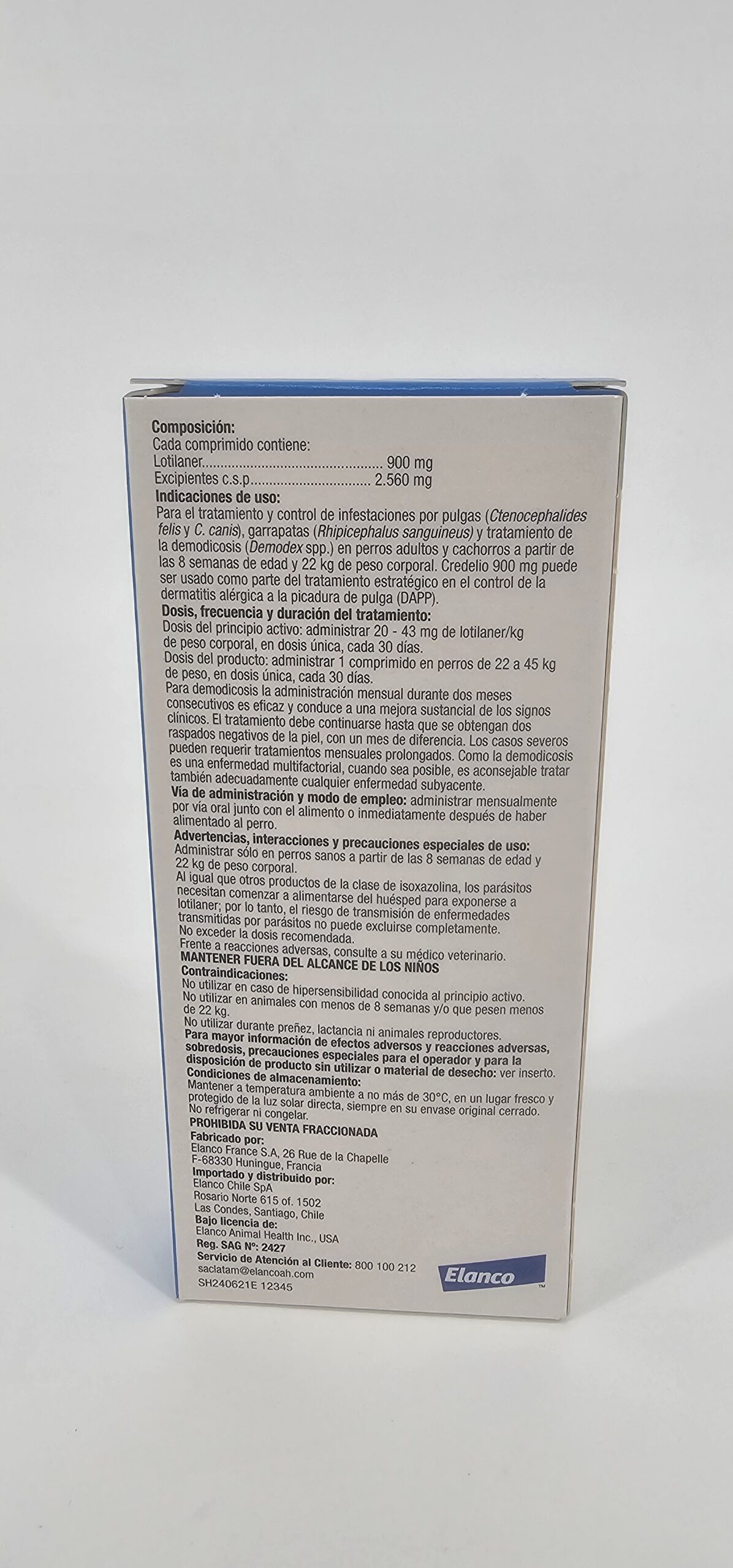CREDELIO PERRO 22 - 45 KG X 3 UNIDADES - SOLVET - BACK