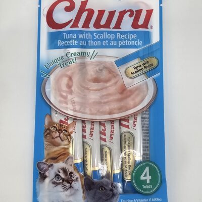 CHURU GATO ATUN CON OSTION 14 GR X 4 (U)