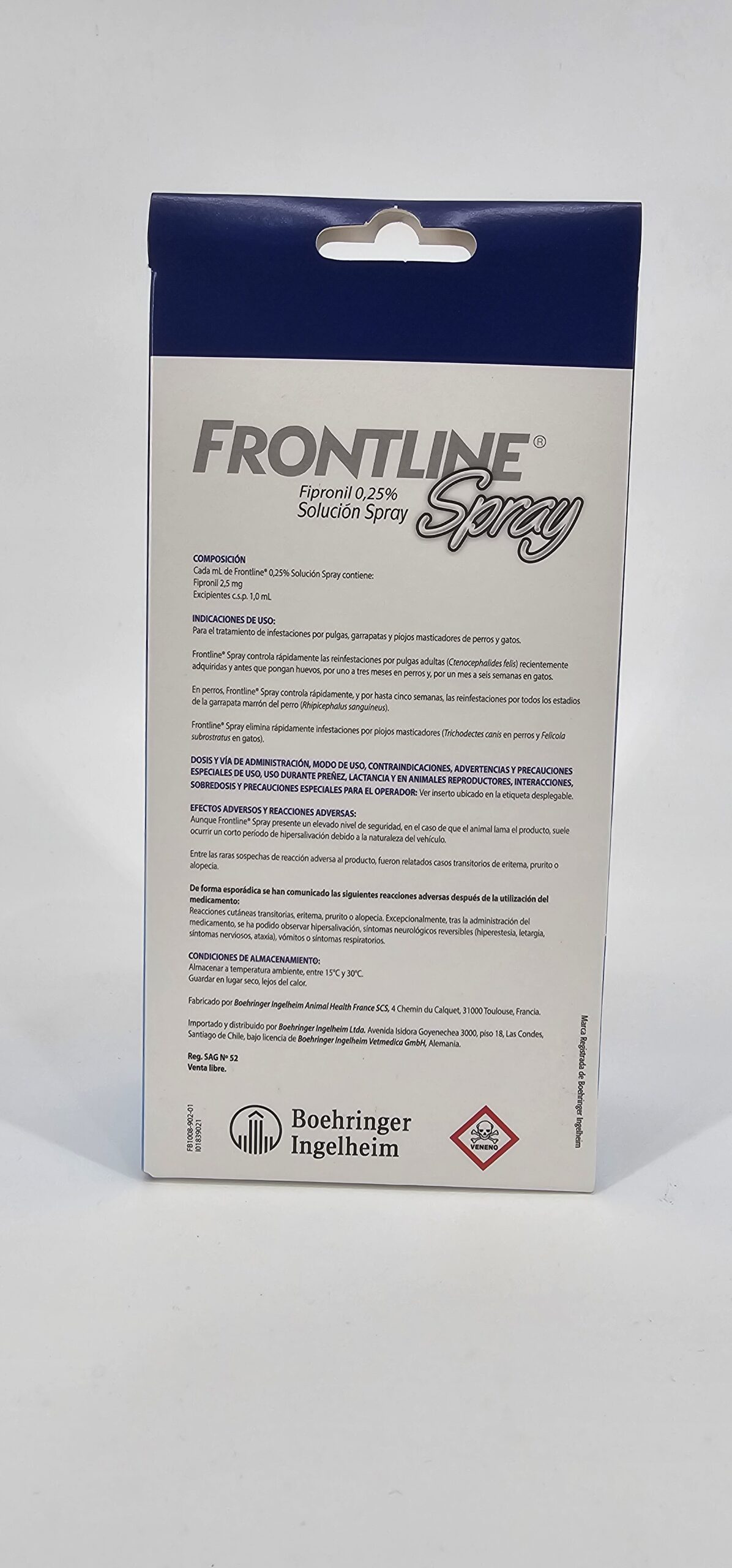 FRONTLINE SPRAY PERRO - GATO 250 ML - Imagen 3