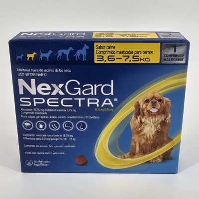NEXGARD SPECTRA 3.6 – 7.5 KG X 1 (CPR)