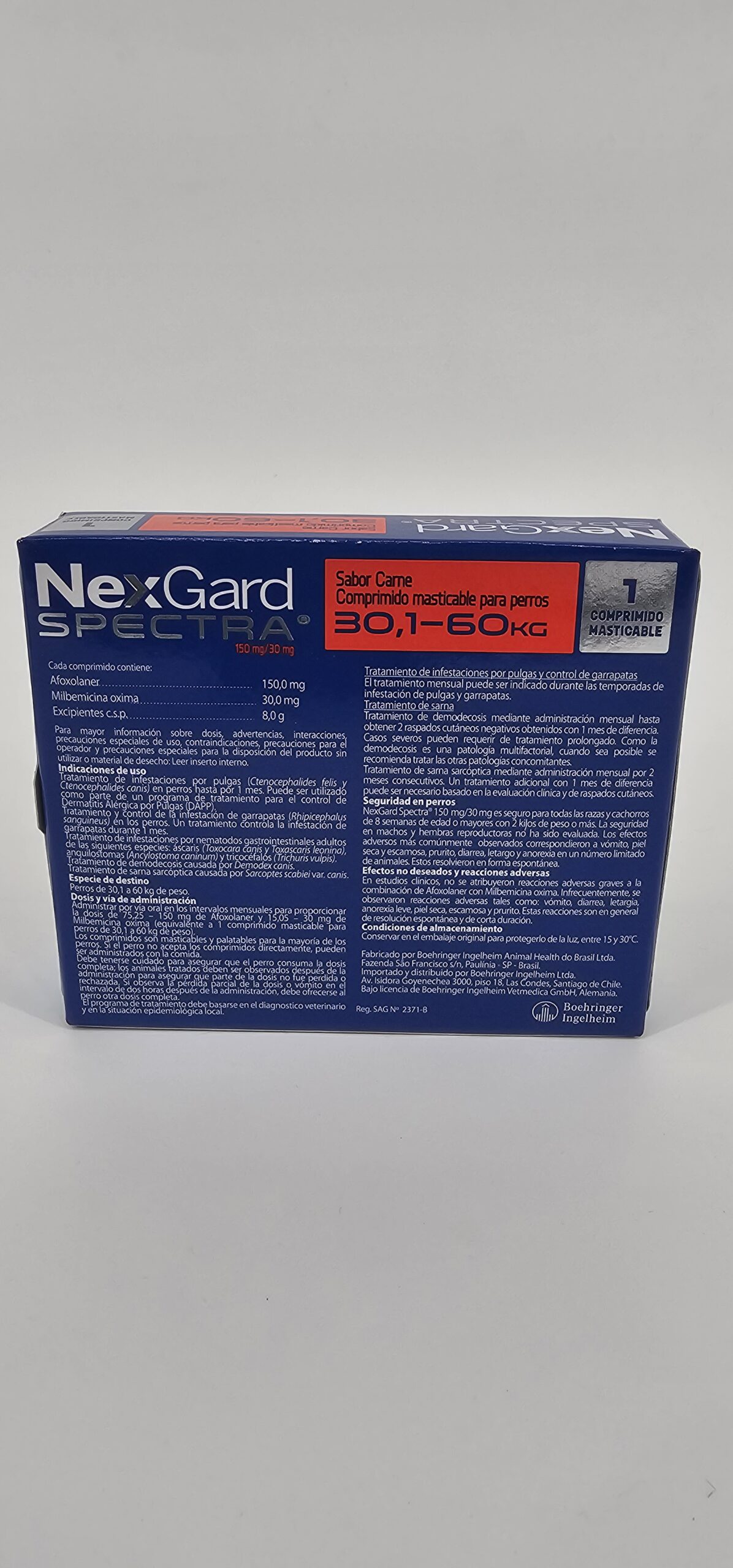 NEXGARD SPECTRA 30.1 – 60 KG X 1 (CPR) - Imagen 3
