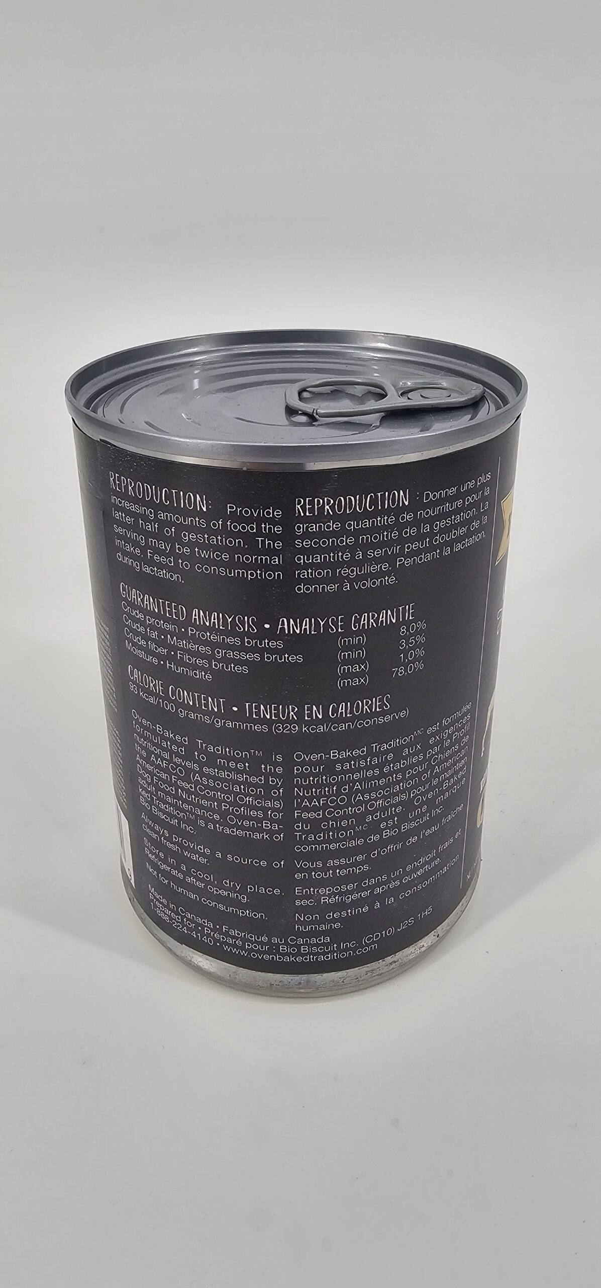 OVEN BAKED PERRO LATA CODORNIZ 354 GR - Imagen 2