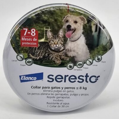SERESTO COLLAR PERRO - GATO HASTA 8 KG