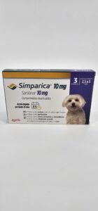 SIMPARICA 10 MG 2.5 - 5 KG X 3 (CPR)