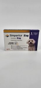 SIMPARICA 10 MG 2.5 - 5 KG X 1 (CPR)