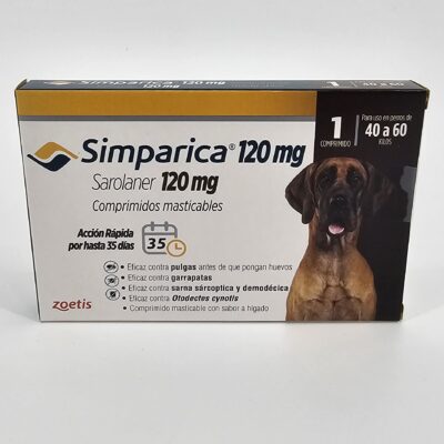 SIMPARICA 120 MG 40 - 60 KG X 1 (CPR)