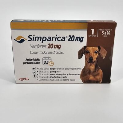 SIMPARICA 20 MG 5 - 10 KG X 1 (CPR)