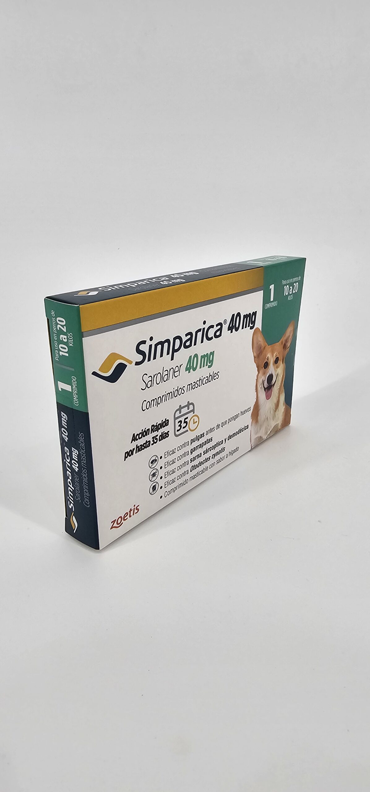SIMPARICA 40 MG 10 - 20 KG X 1 (CPR) - Imagen 2