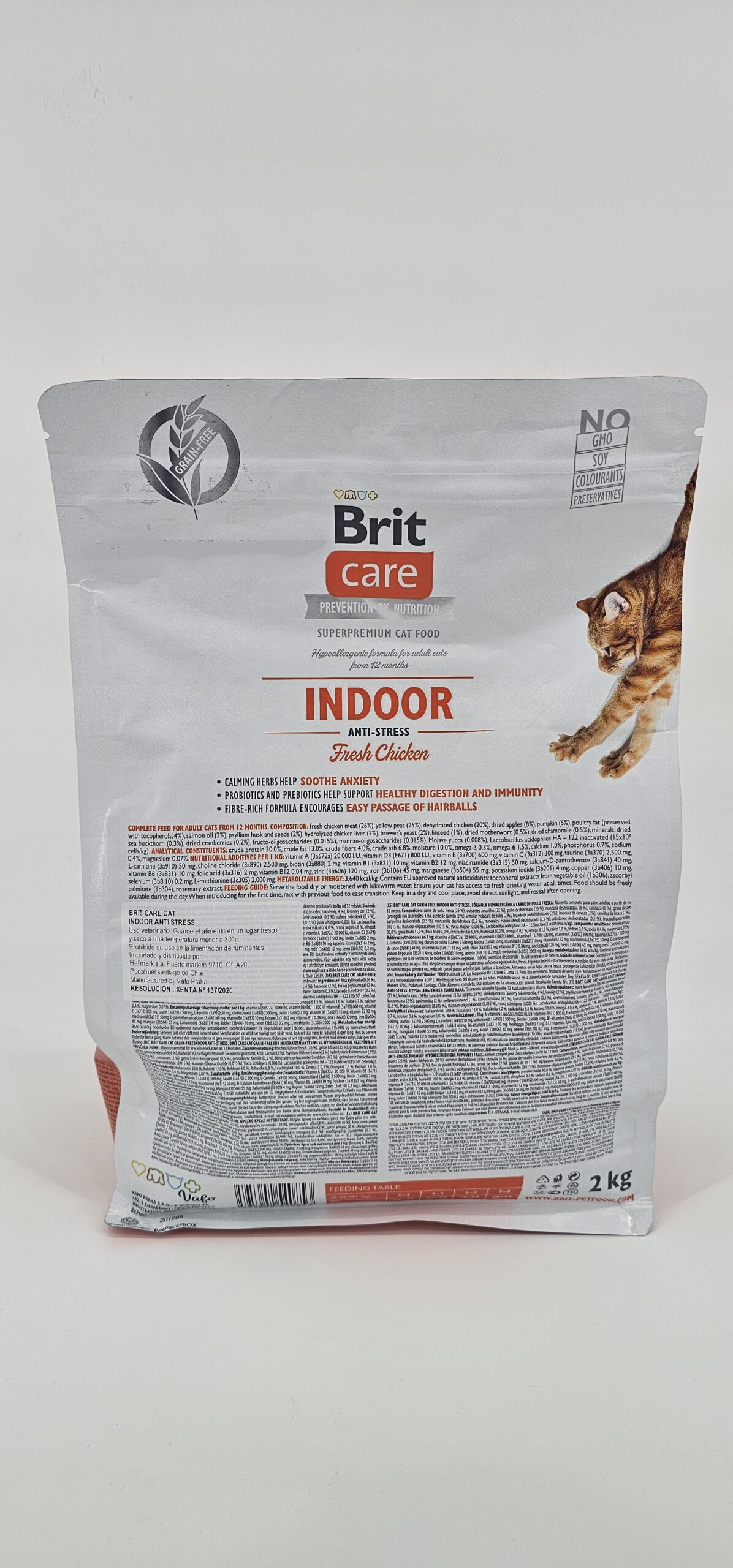 BRIT CARE GATO INDOOR ANTI STRESS 2 KG - Imagen 3