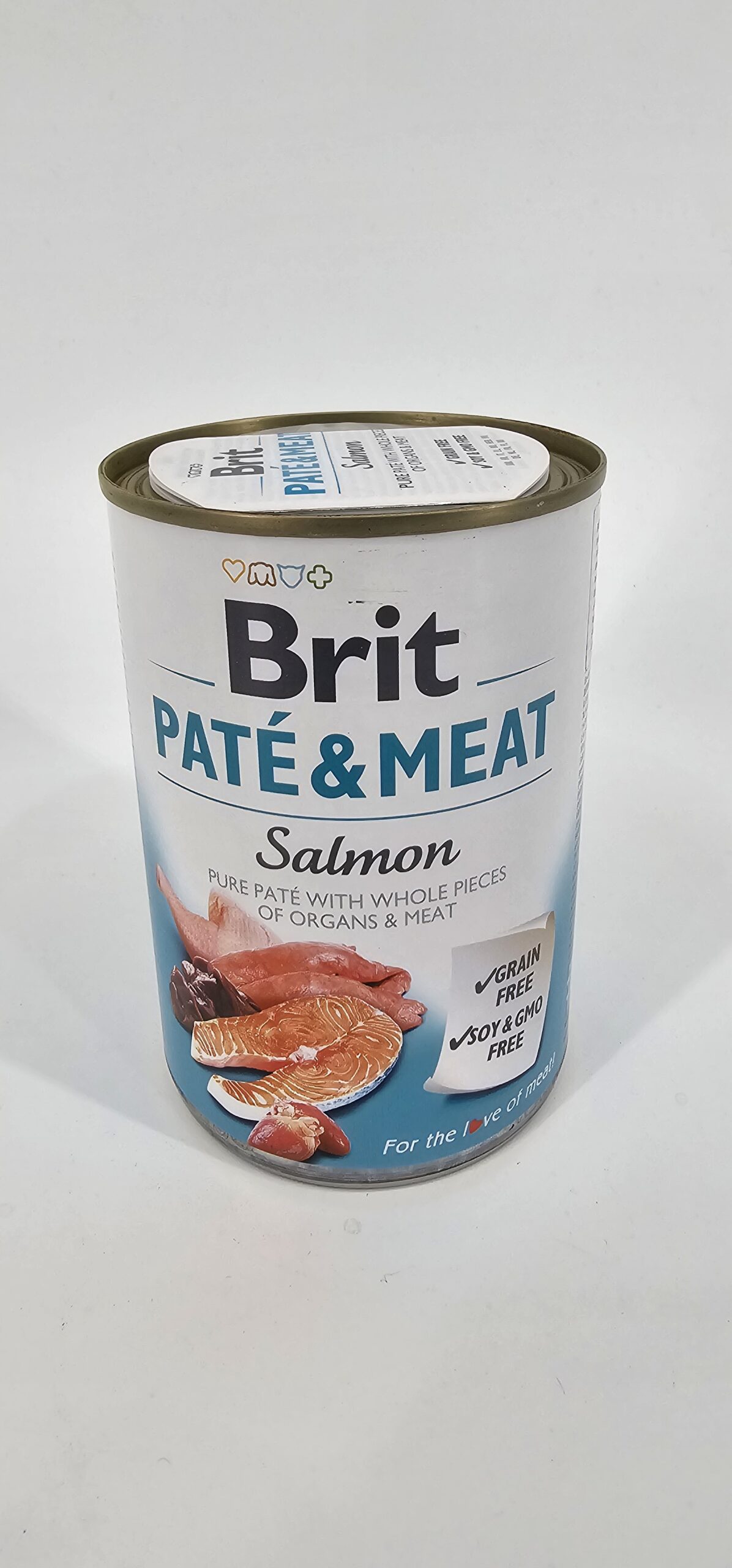 BRIT PATÉ & MEAT SALMON 400G