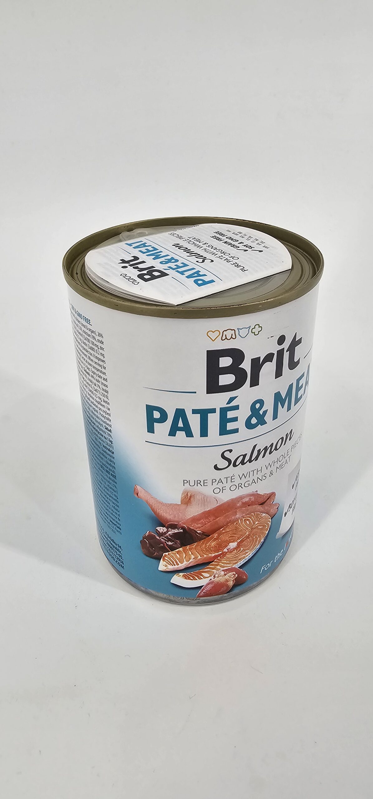 BRIT PERRO LATA PATE & MEAT SALMON 400 GR - Imagen 2