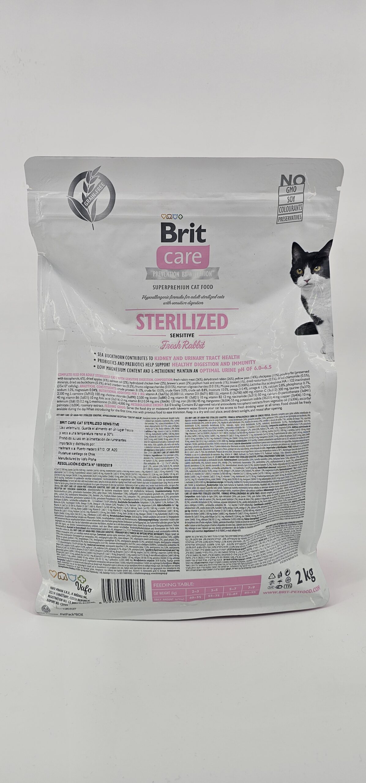 BRIT CARE GATO STERILIZED SENSITIVE 2 KG - Imagen 3