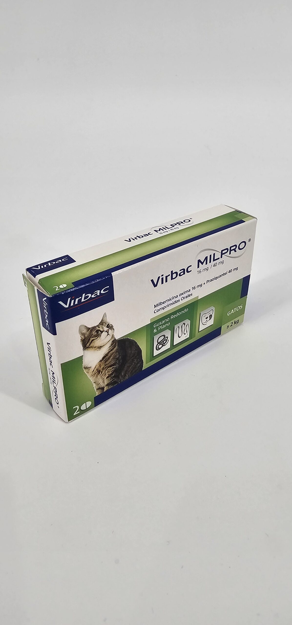 VIRBAC MILPRO GATOS ≥ 2 KG X 2 (CPR) - Imagen 2