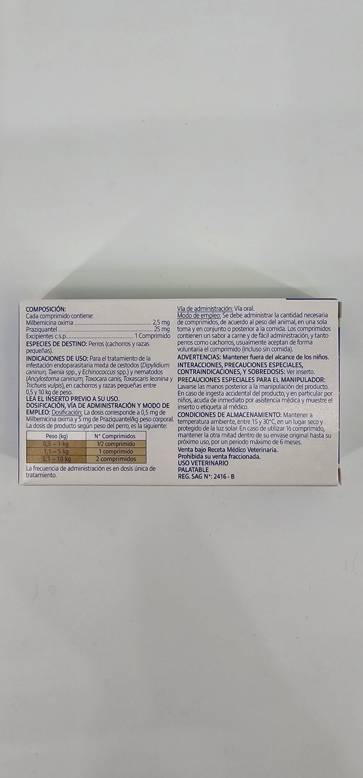 VIRBAC MILPRO PERROS 0.5 – 10 KG X 2 (CPR) - Imagen 3