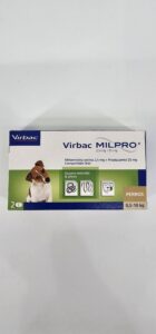 VIRBAC MILPRO PERROS 0.5 – 10 KG X 2 (CPR)