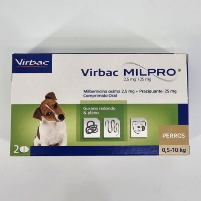 VIRBAC MILPRO PERROS 0.5 – 10 KG X 2 (CPR)