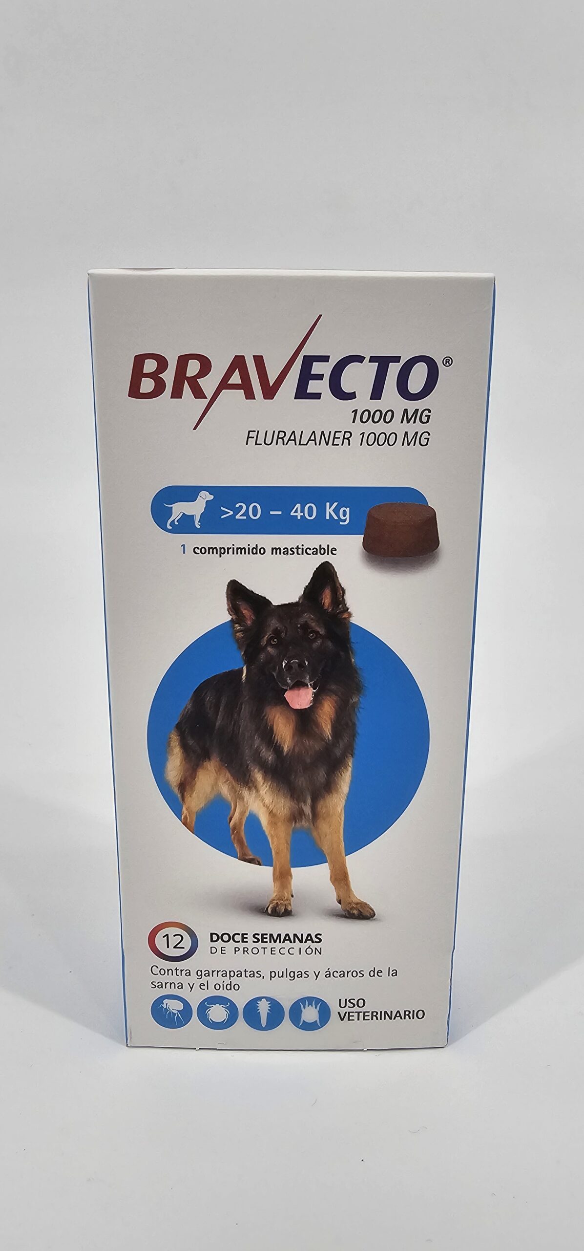 BRAVECTO PERRO 20 – 40 KG X 1 (CPR)