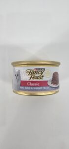 FANCY FEAST GATO LATA CLASSIC COD SOLE & SHRIMP FEAST 85 G