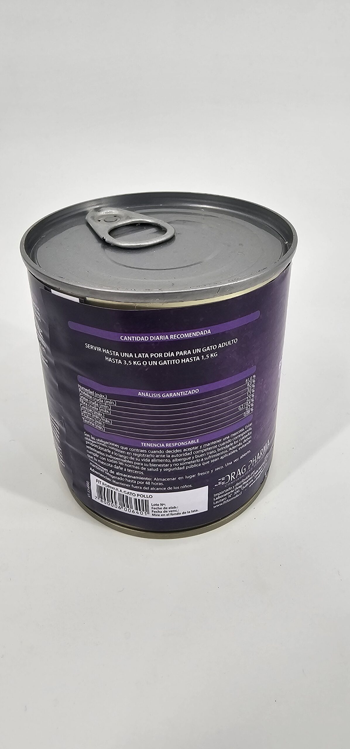 FIT FORMULA GATO LATA POLLO 290 G - Imagen 2
