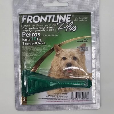 FRONTLINE PLUS PERROS HASTA 10 KG