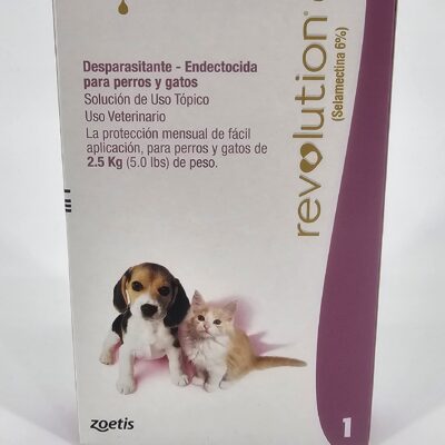 REVOLUTION 6% PERROS Y GATOS HASTA 2.5 KG
