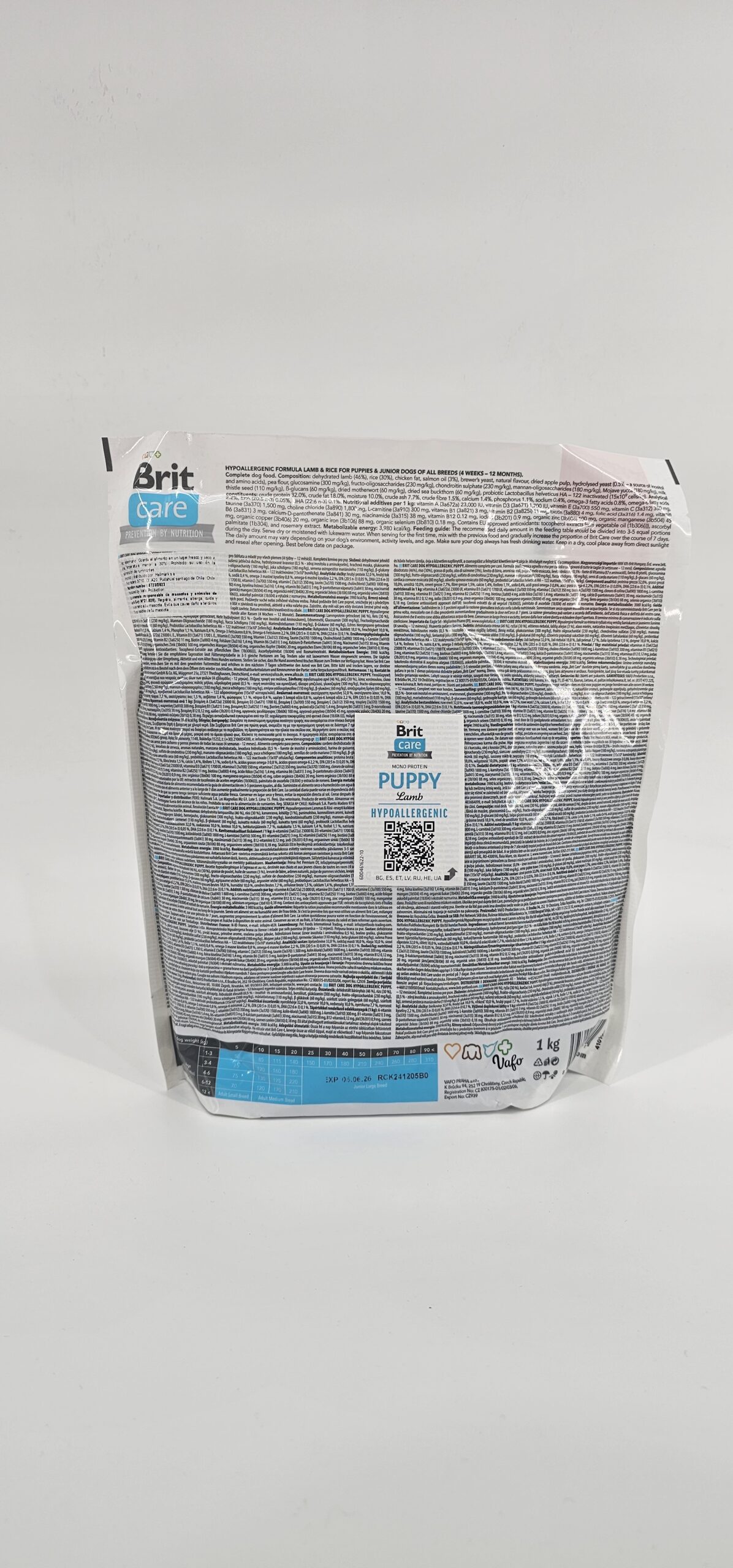 BRIT CARE PERRO PUPPY CORDERO 1 KG - Imagen 2