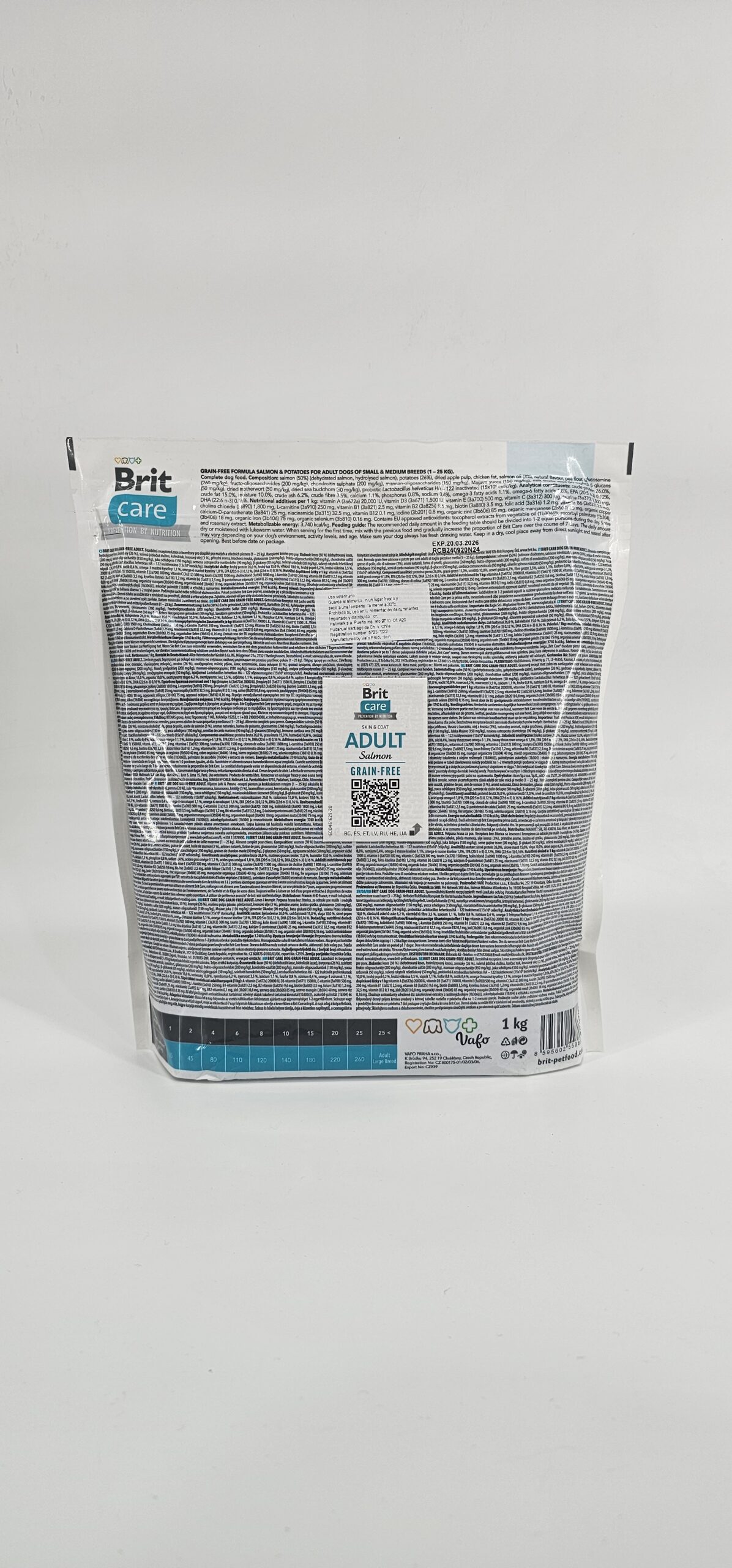 BRIT CARE PERRO ADULT SALMON SKIN & COAT 1 KG - Imagen 2