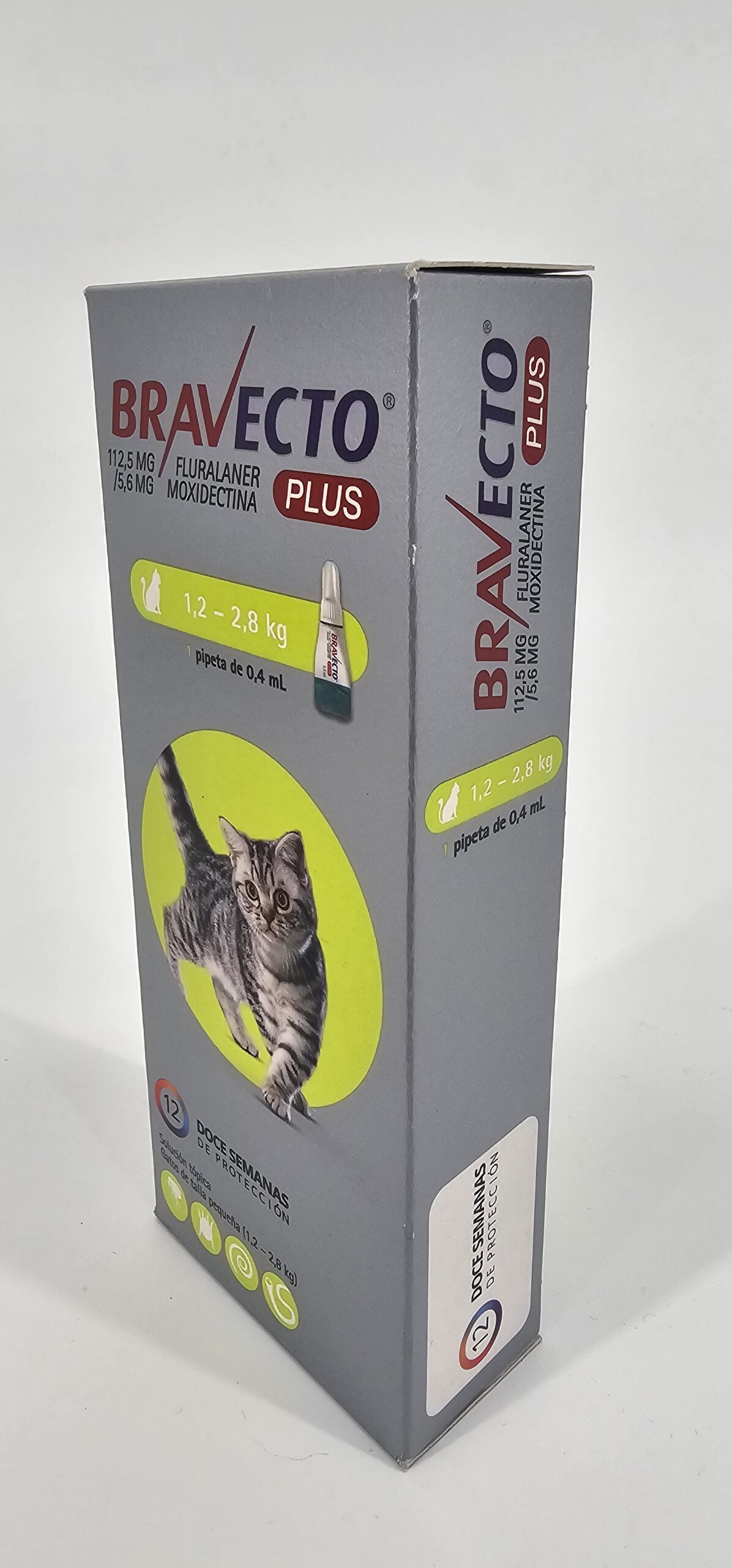 BRAVECTO PLUS GATOS 1.2 - 2.8 KG - Imagen 3
