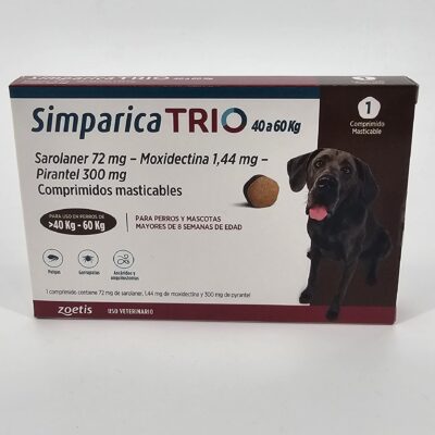 SIMPARICA TRIO 40 - 60 KG X 1 (CPR)