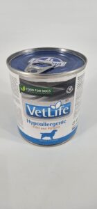 VET LIFE PERRO LATA HIPOALERGENICO PESCADO Y PAPA 300 GR