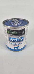 VET LIFE PERRO LATA HIPOALERGENICO PATO Y PAPA 300 GR