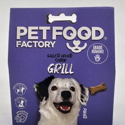 PETFOOD FACTORY GALLETA PERRO ADULTO SABOR GRILL 80 GR