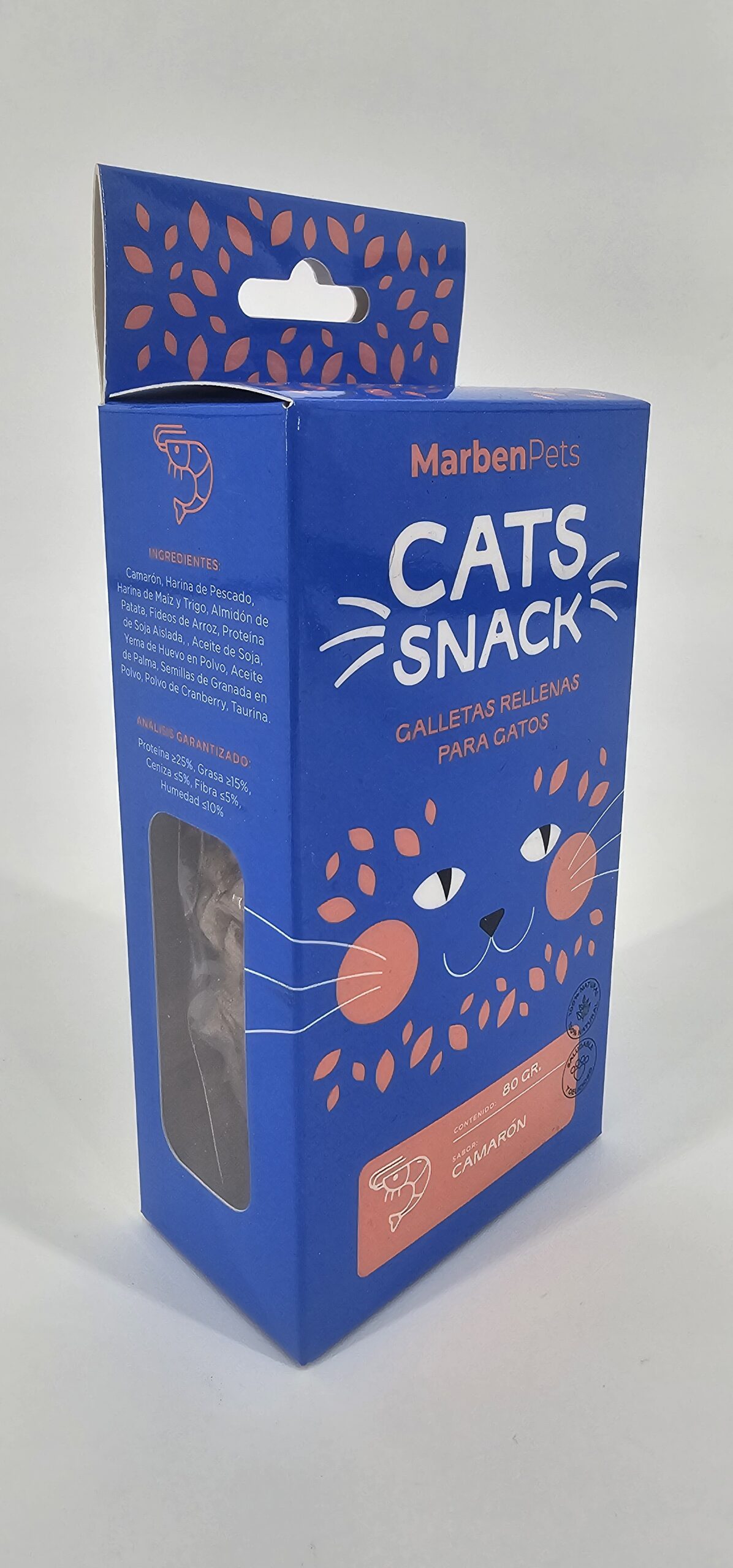 MARBENPETS CATS SNACK CAMARON 80 GR - Imagen 3