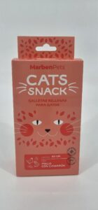 MARBENPETS CATS SNACK POLLO CON CAMARON 80 GR