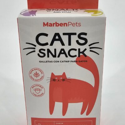 MARBENPETS CATS SNACK CANGREJO CON HIERBA GATERA 80 GR