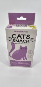 MARBENPETS CATS SNACK CAMARON CON HIERBA GATERA 80 GR