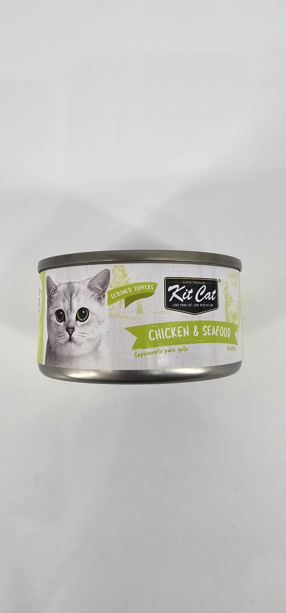 KIT CAT GATO LATA POLLO Y MARISCOS 80 GR