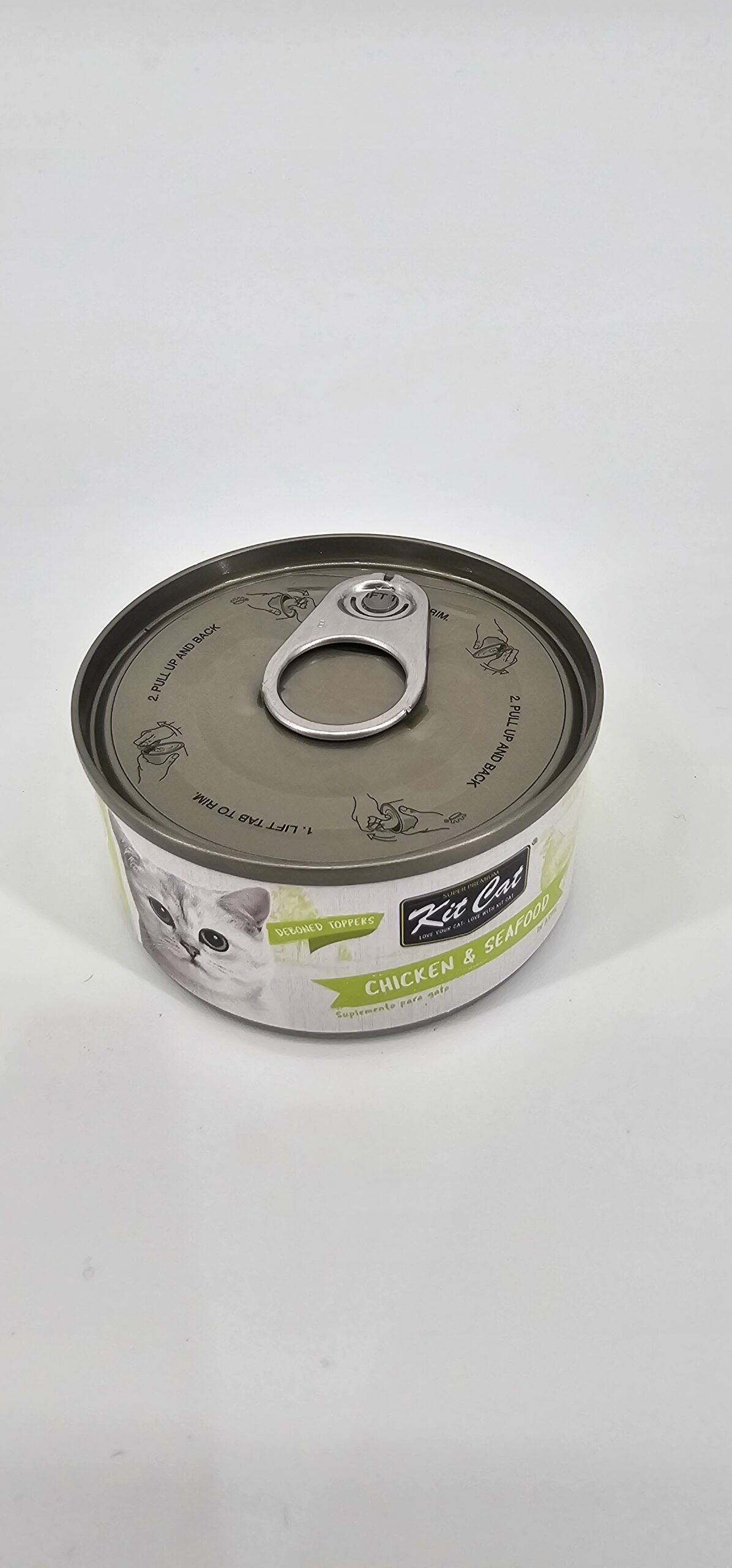 KIT CAT GATO LATA POLLO Y MARISCOS 80 GR - Imagen 2