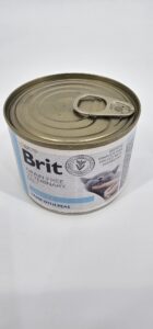 BRIT VETERINARY GATO LATA OBESITY CORDERO Y ARVEJAS 200 GR