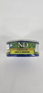 N&D PRIME GATO LATA JABALI Y MANZANA 70 GR