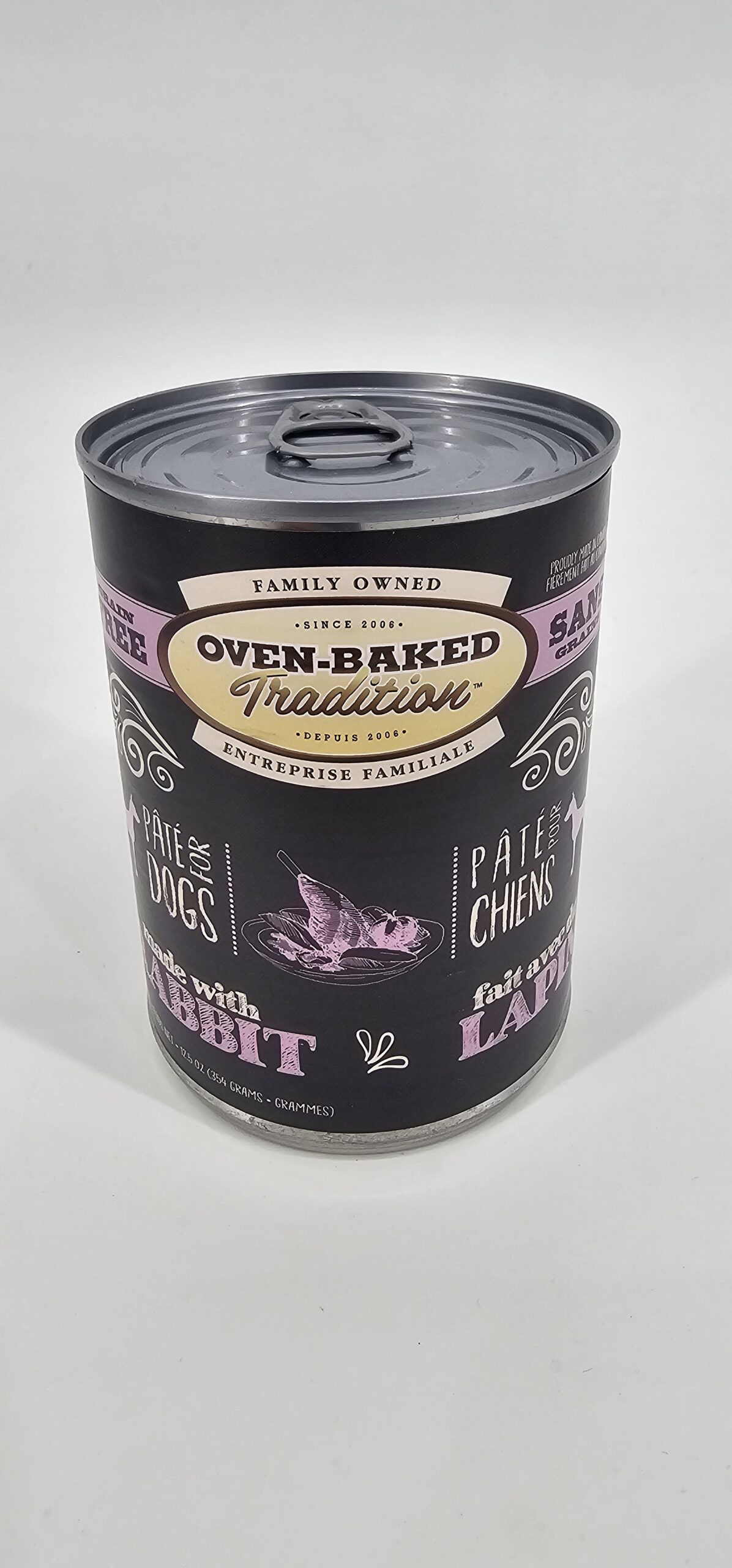 OVEN BAKED PERRO LATA CONEJO 354 GR