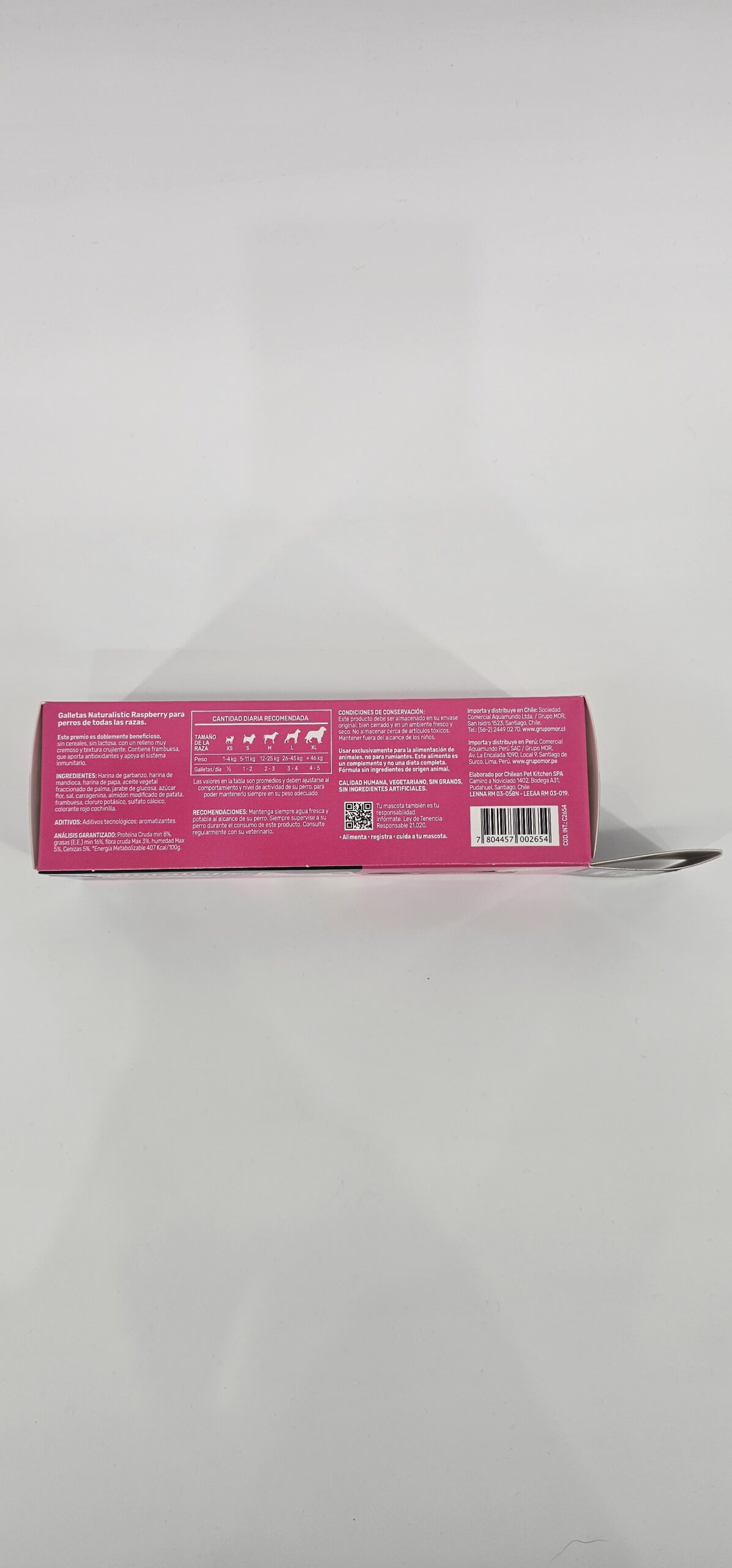 NATURALISTIC BISCUITS RASPBERRY CREAM 120 GR - Imagen 2