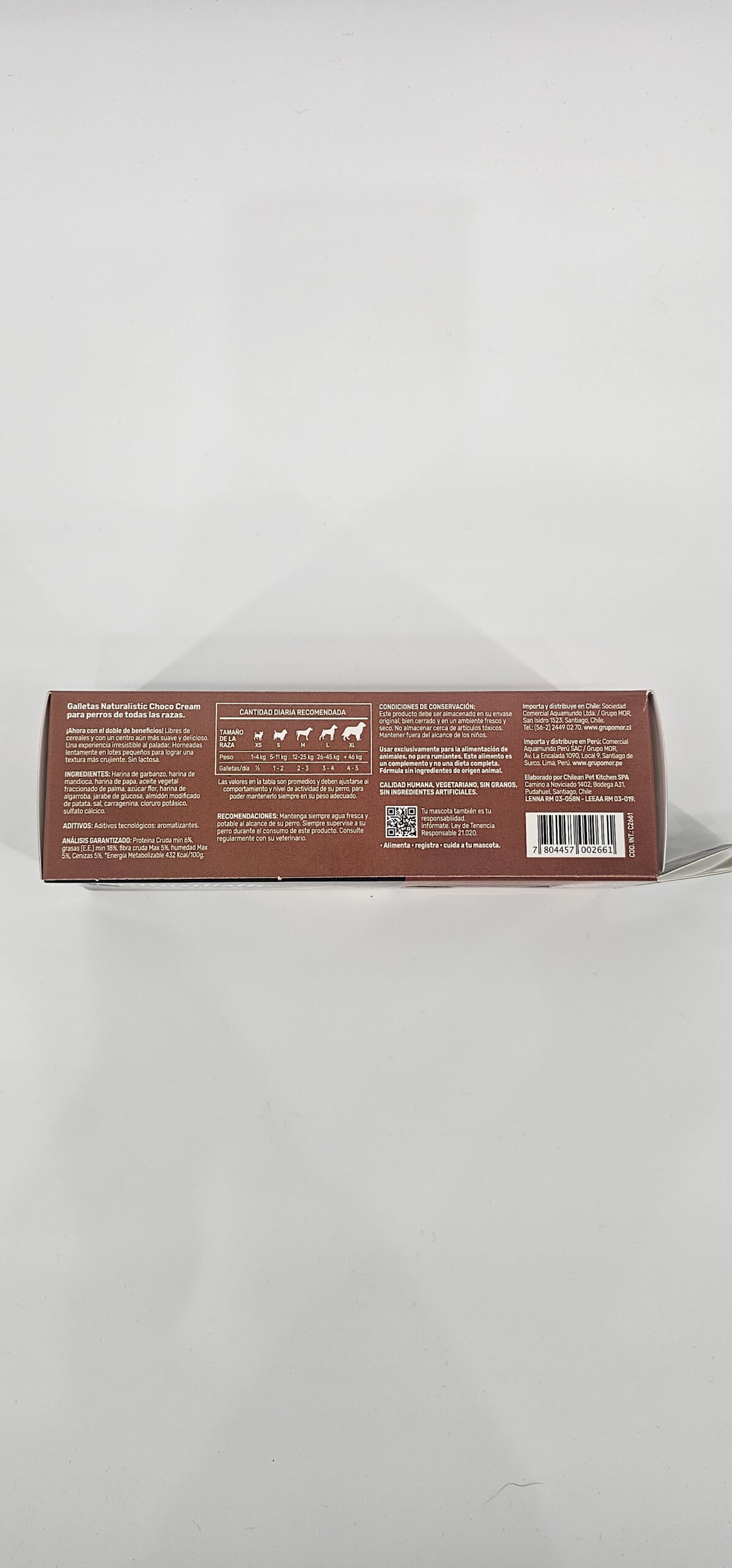 NATURALISTIC BISCUITS CHOCO CREAM 120 GR - Imagen 2