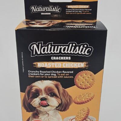 NATURALISTIC CRACKERS ROASTED CHICKEN 200 GR