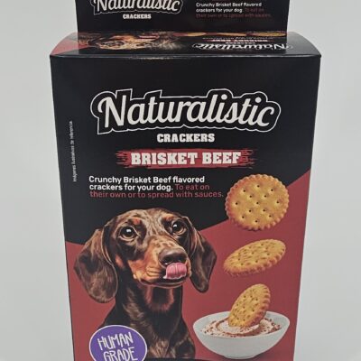 NATURALISTIC CRACKERS BRISKET BEEF 200 GR