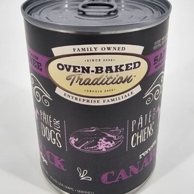 OVEN BAKED PERRO LATA PATO 354 GR