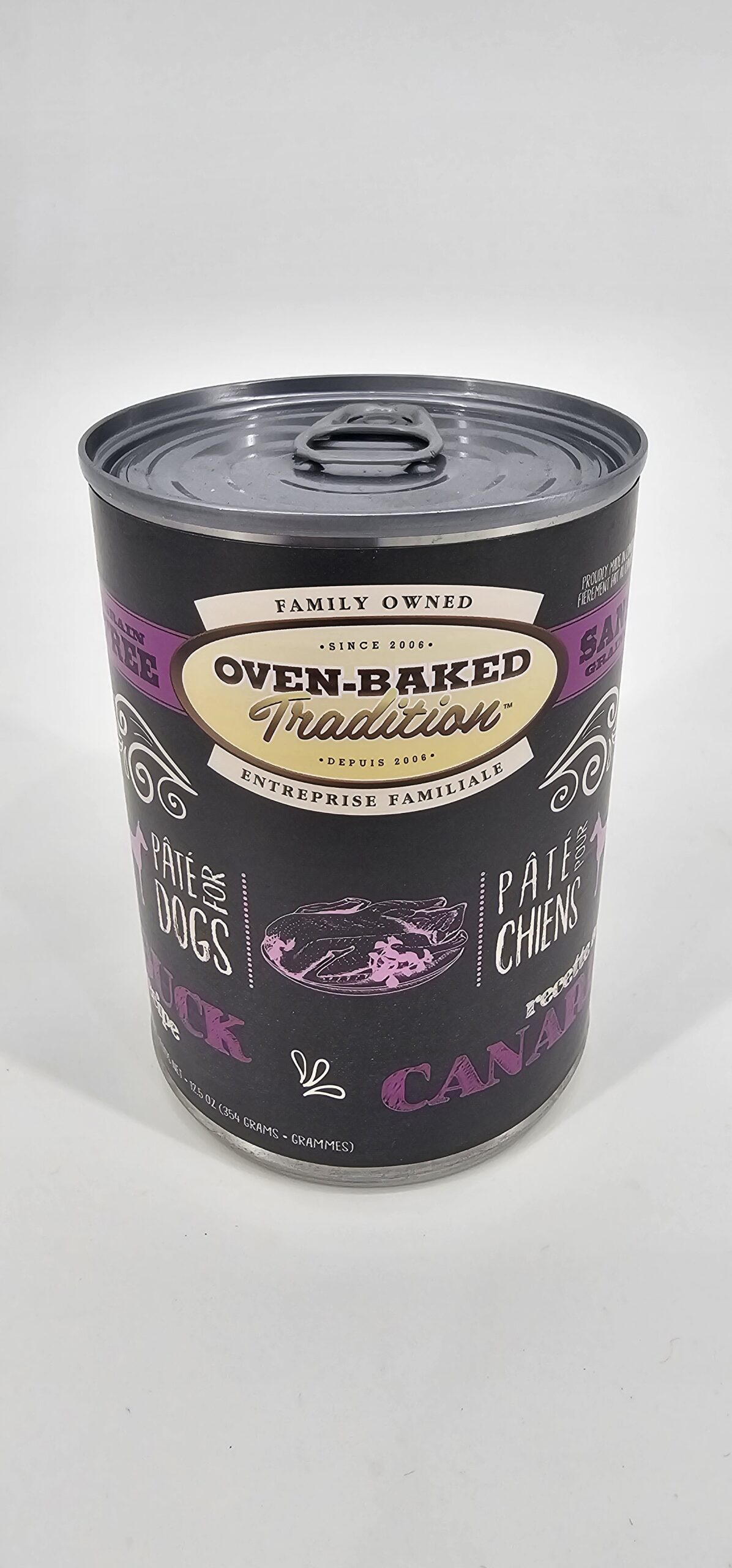OVEN BAKED PERRO LATA PATO 354 GR