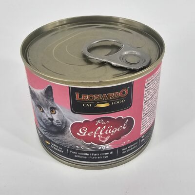 LEONARDO GATO LATA POLLO 200 GR