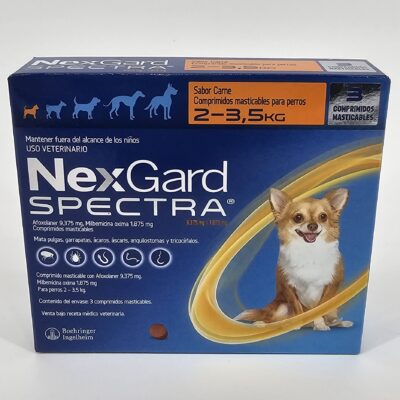 NEXGARD SPECTRA 2 - 3.5 KG X 3 (CPR)