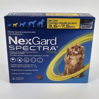 NEXGARD SPECTRA 3.6-7.5 KG X 3 (CPR)